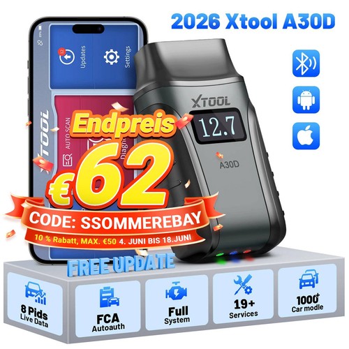 Xtool a30d auslesegerät kfz - auslesegerät,