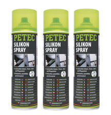 3x PETEC Silikonspray  500ml