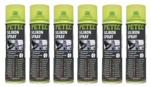 Petec silikonspray 500ml - 6x,