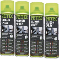 4x500ml PETEC SILIKONSPRAY